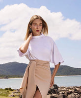 T-shirt Basic Fierce Branca