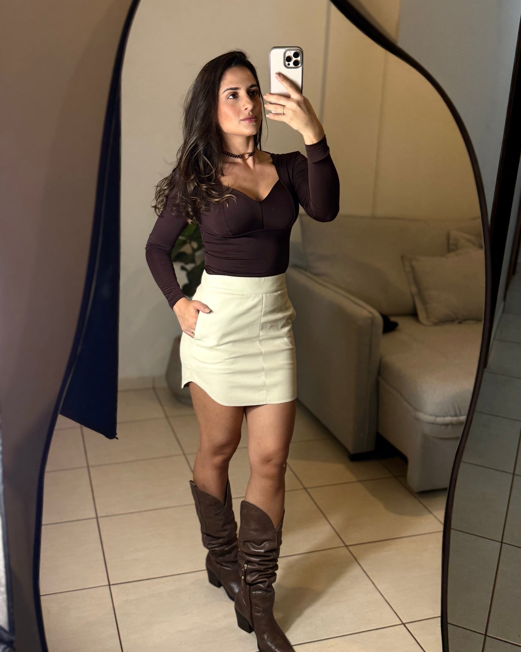 Saia Couro Brasília