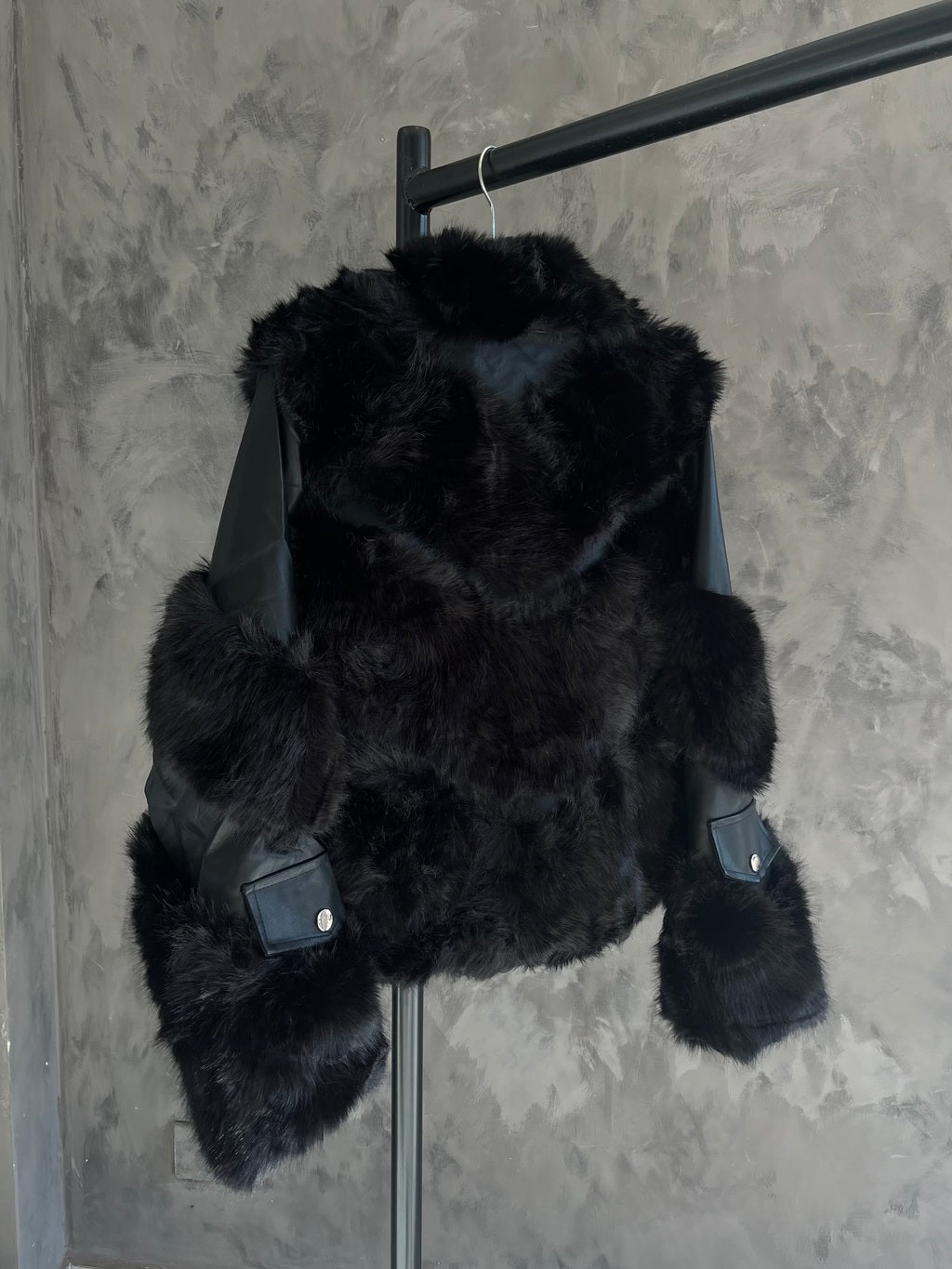 Jaqueta Feminina de Pelo para Inverno