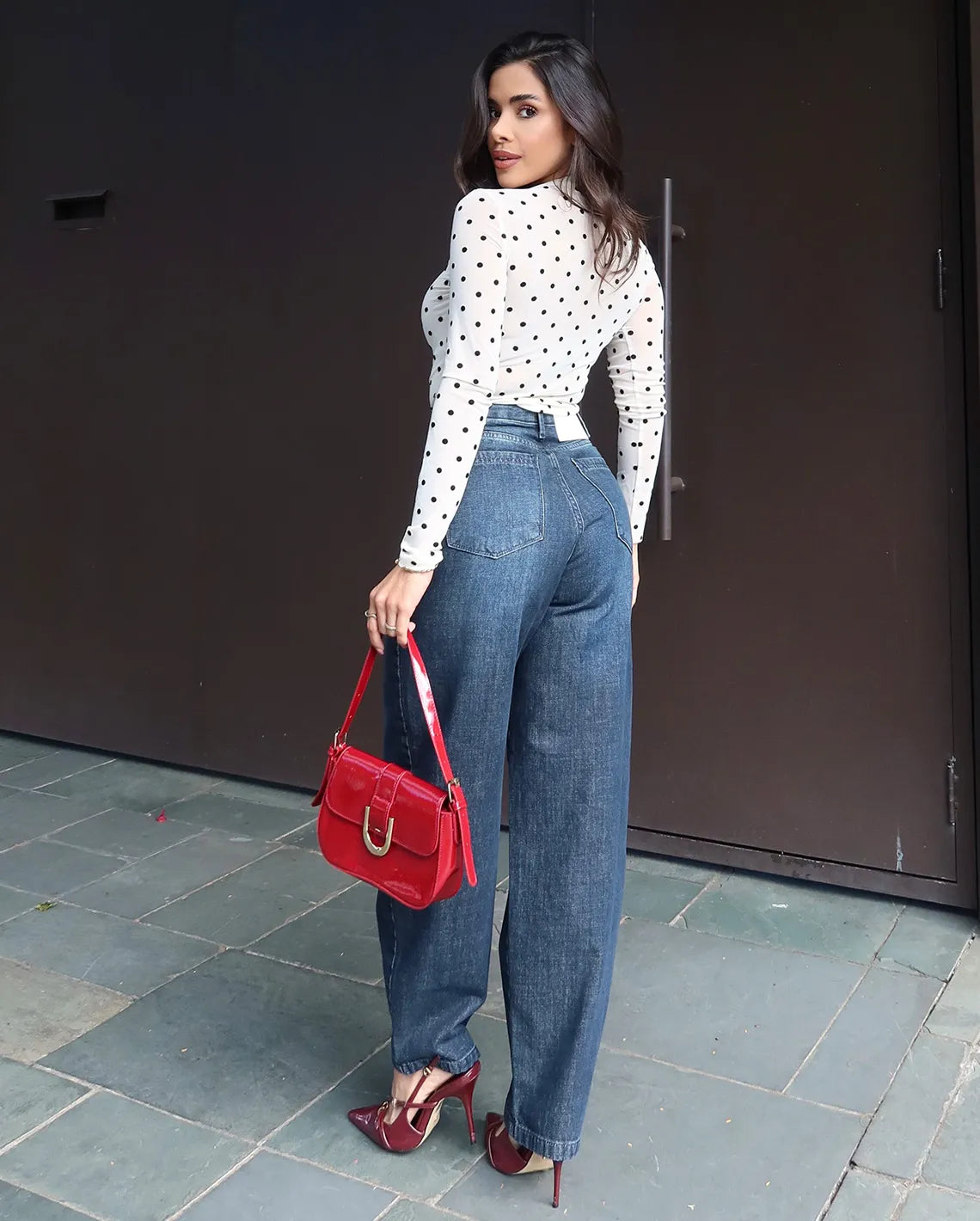 Calça Jeans Balloon Matizado - Consciência