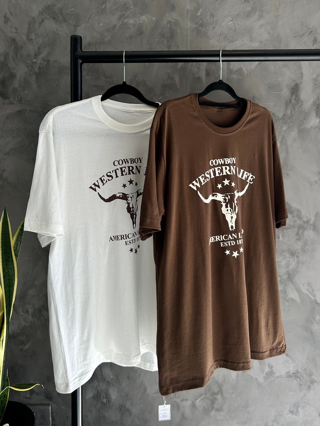 T-shirt Over Sized Western