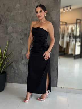 Vestido Justo Midi para Festa- GataBakana