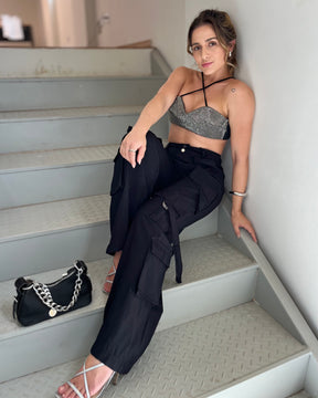 Calça Feminina Cargo Max com Bolsos
