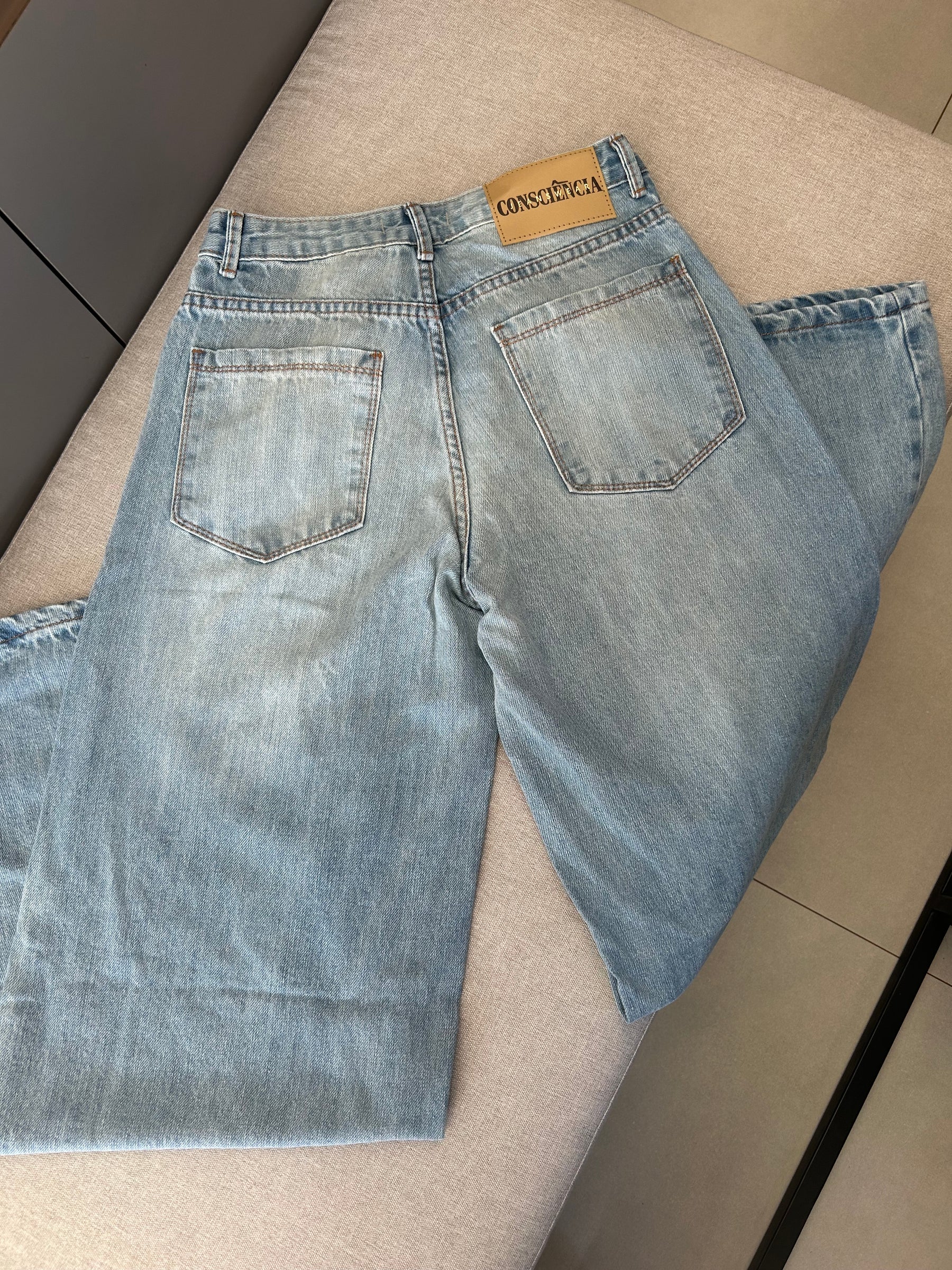 Calça Wide Leg Relaxed Clara - Consciência