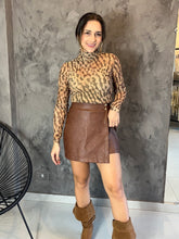 Blusa em tule com estampa- Naguchi