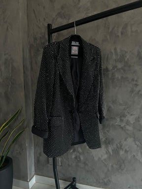 Blazer Feminino Oversized com Brilho – Diamond