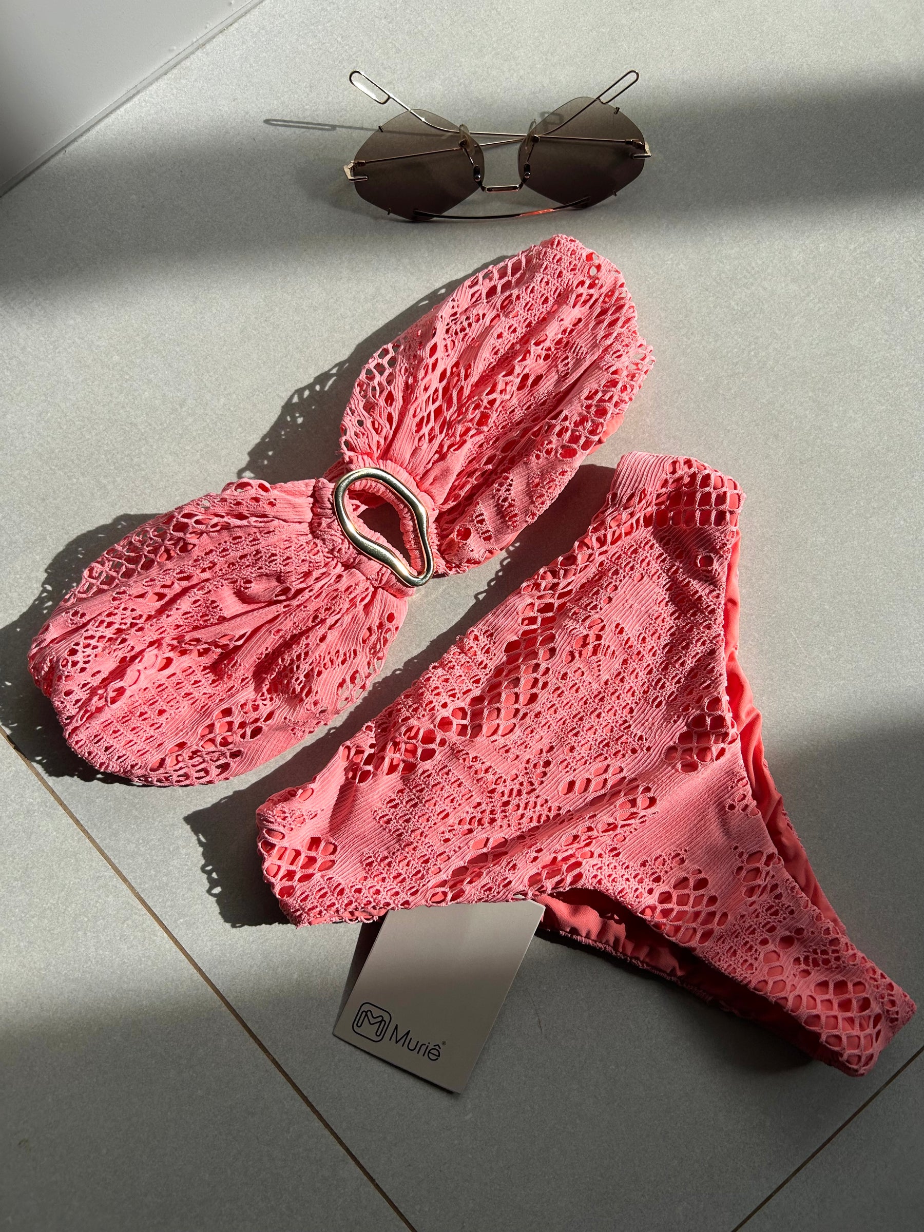 Biquíni Hot Pant Renda Guava