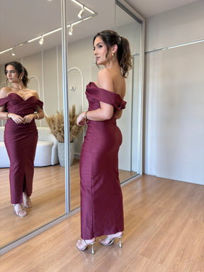 Vestido de Festa Midi Social Aymira