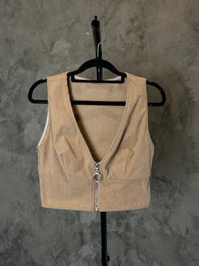 Cropped Cotelê Classic