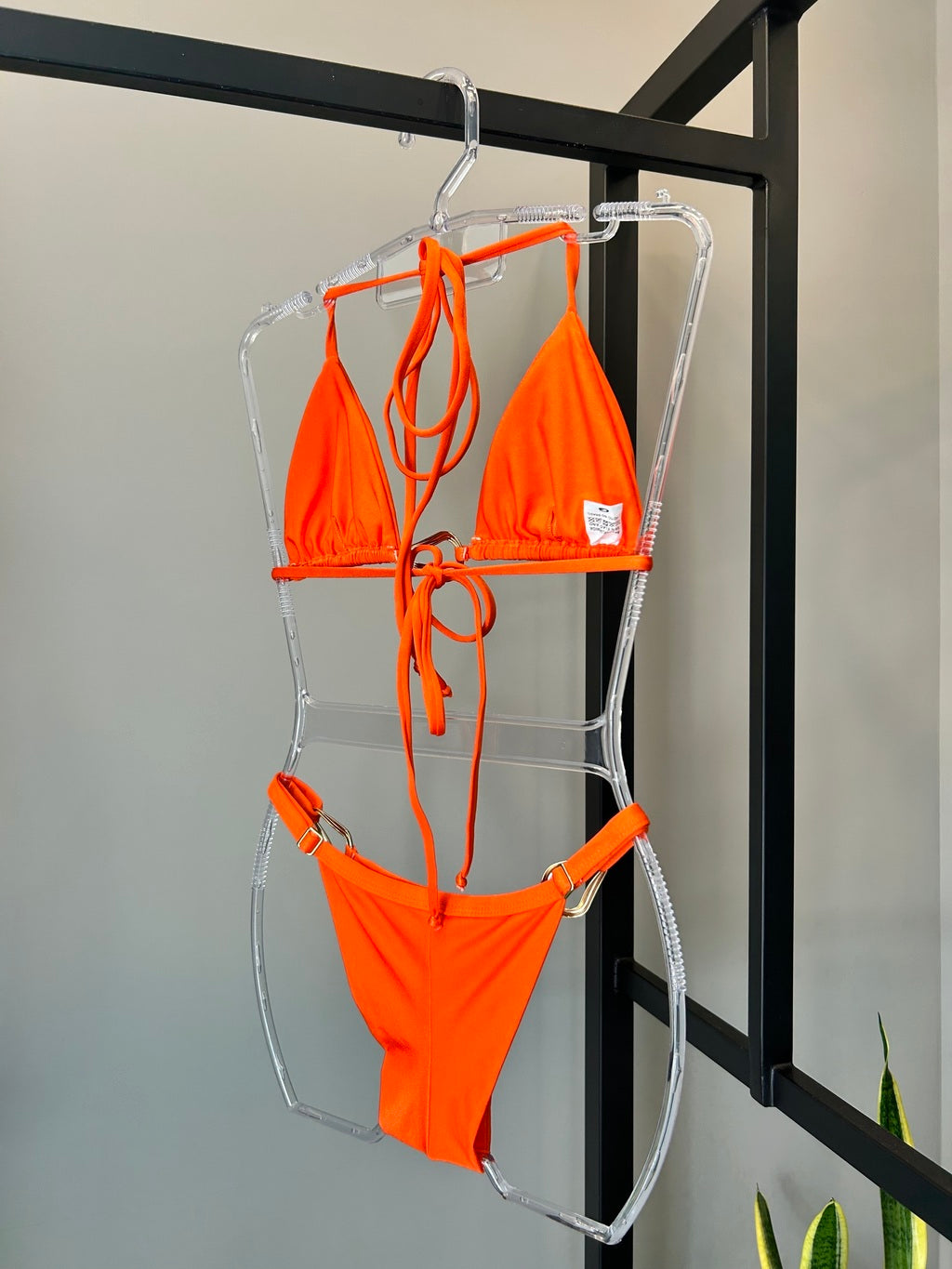 Biquini argola organica Ipanema laranja