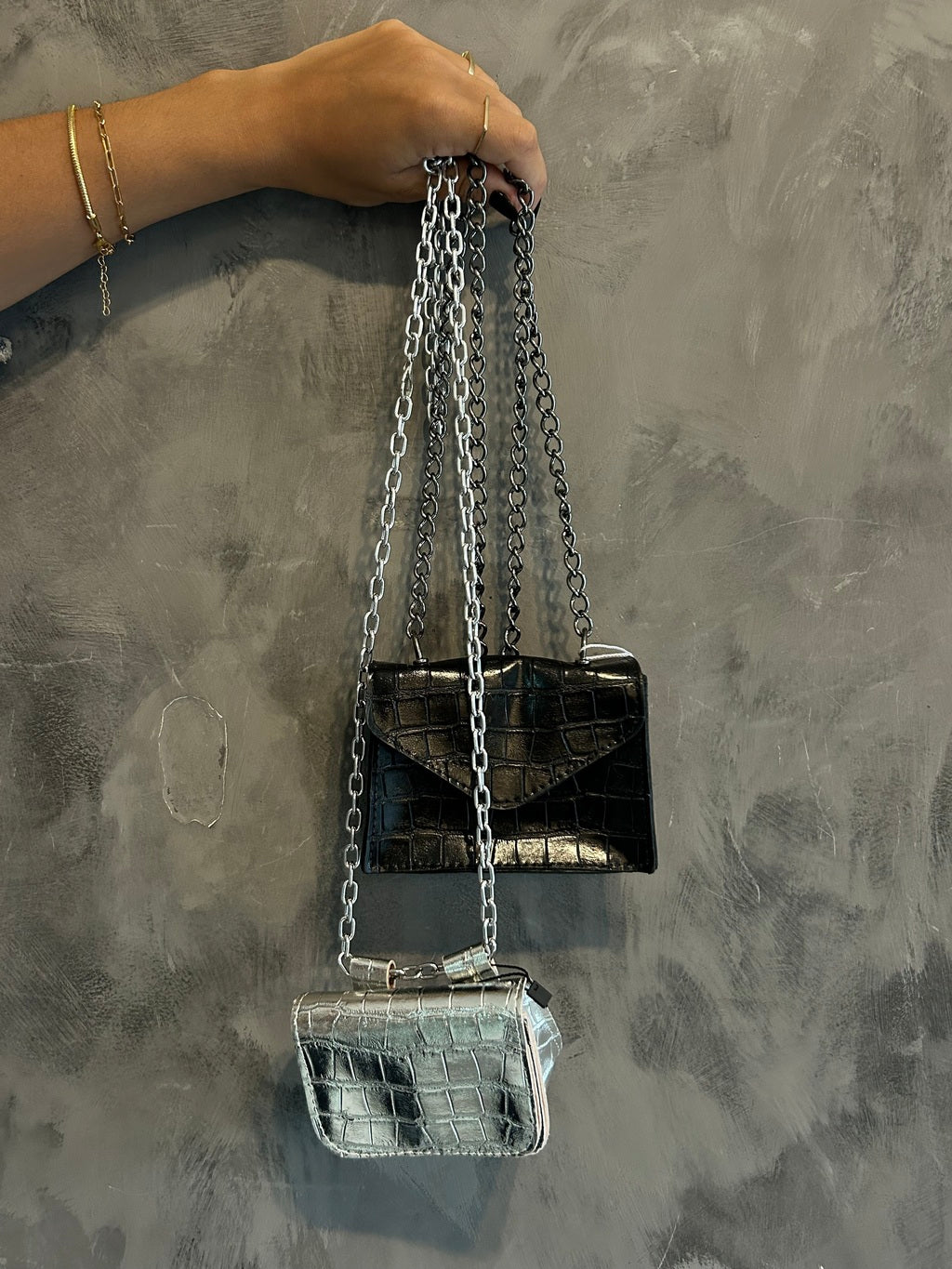 Mini bolsa croco Beatriz