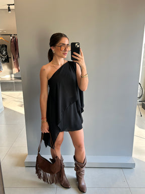 Conjunto Bata e Saia curta- Pietra