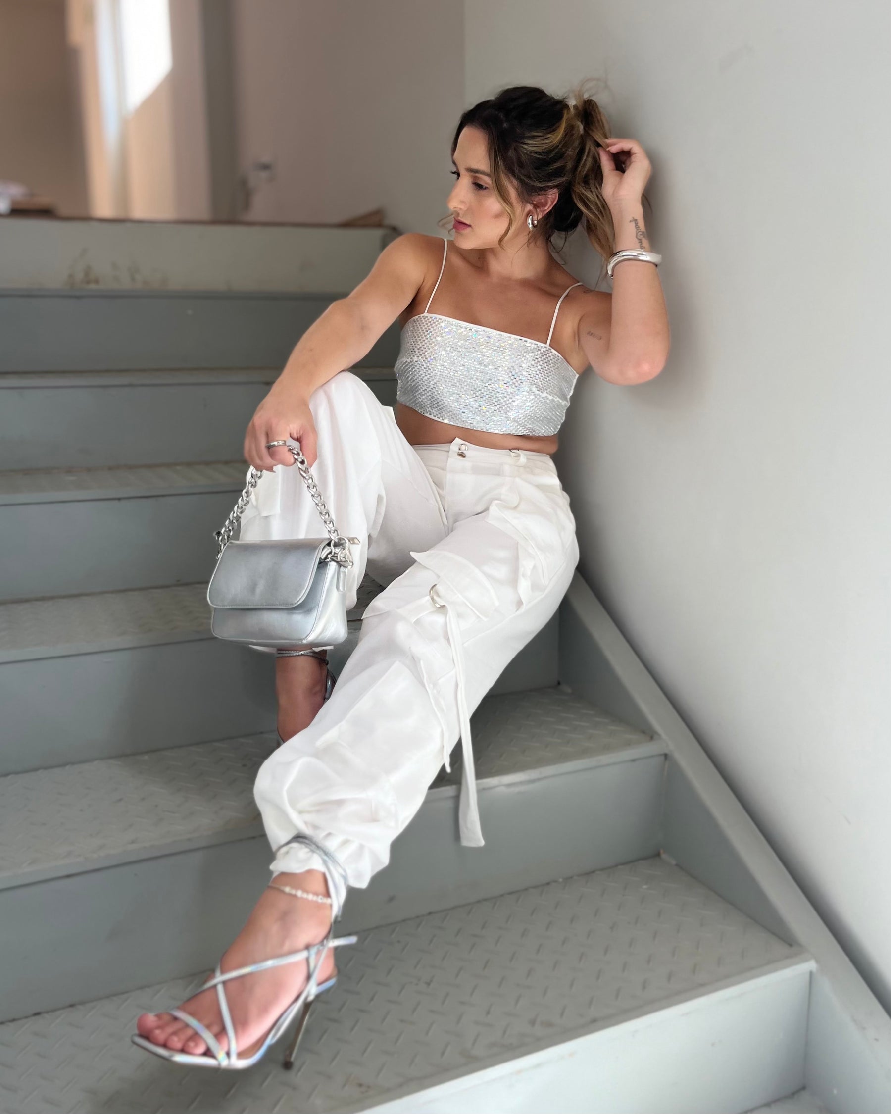 Calça Feminina Cargo Max com Bolsos