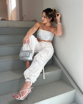 Calça Feminina Cargo Max com Bolsos