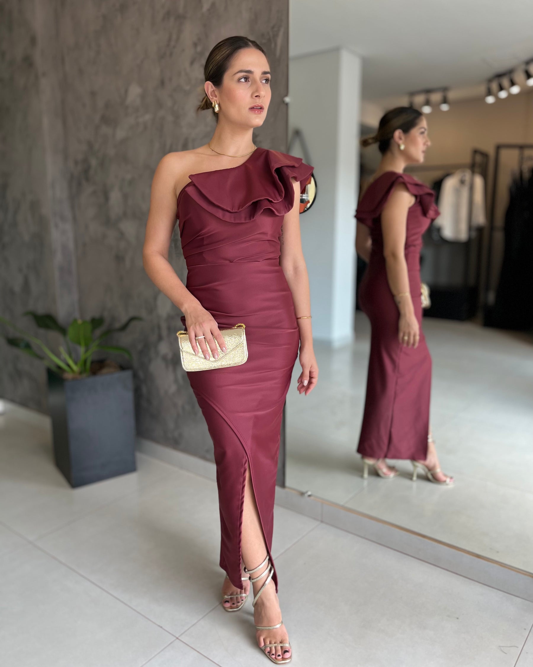 Vestido Feminino de Festa Social - Thaisa