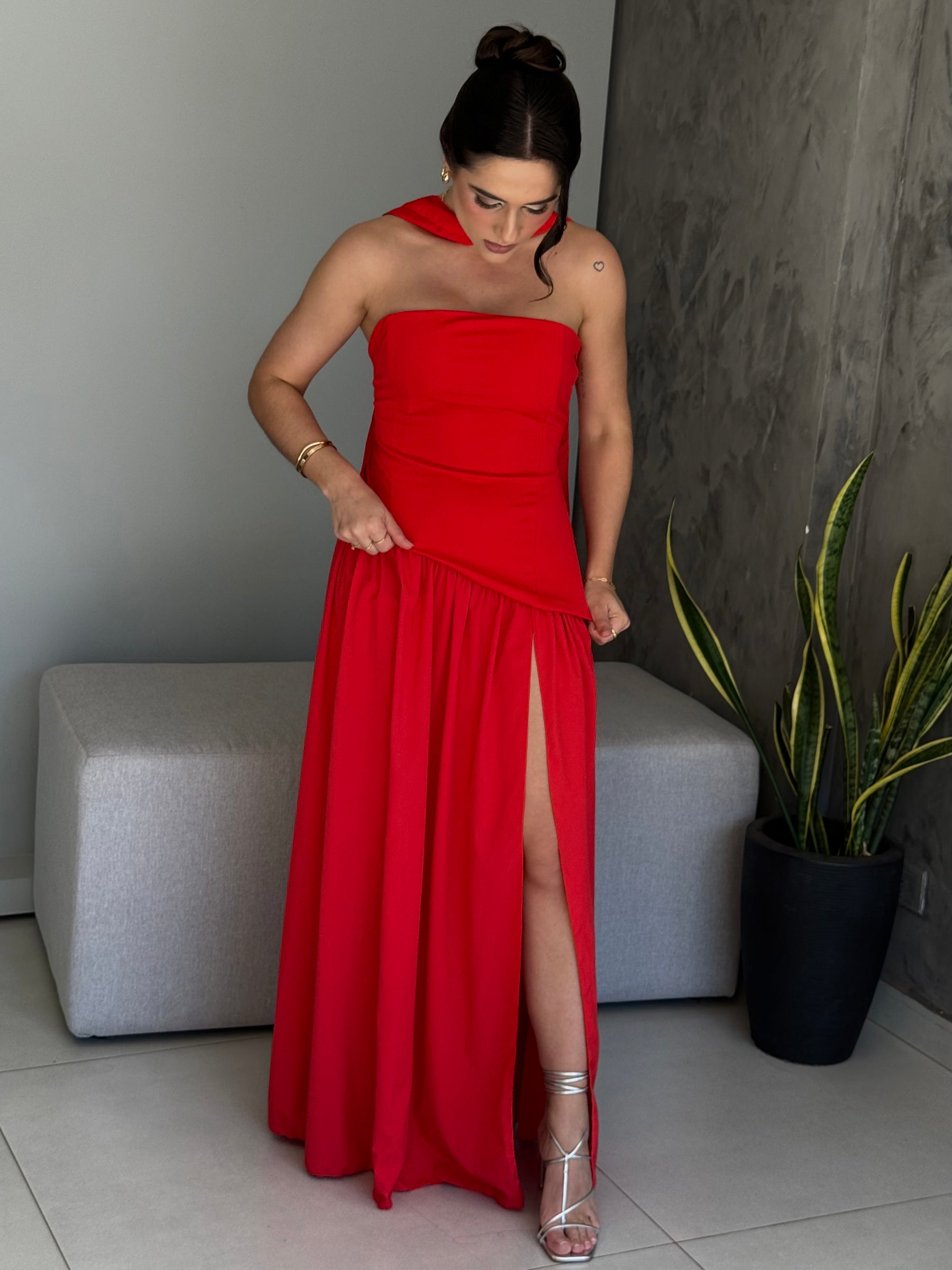 Vestido Longo Choker para Festa Tifany - Ocasiões Especiais