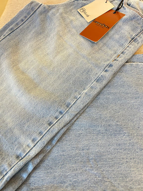 Wide Leg Relaxed Sky Claro
