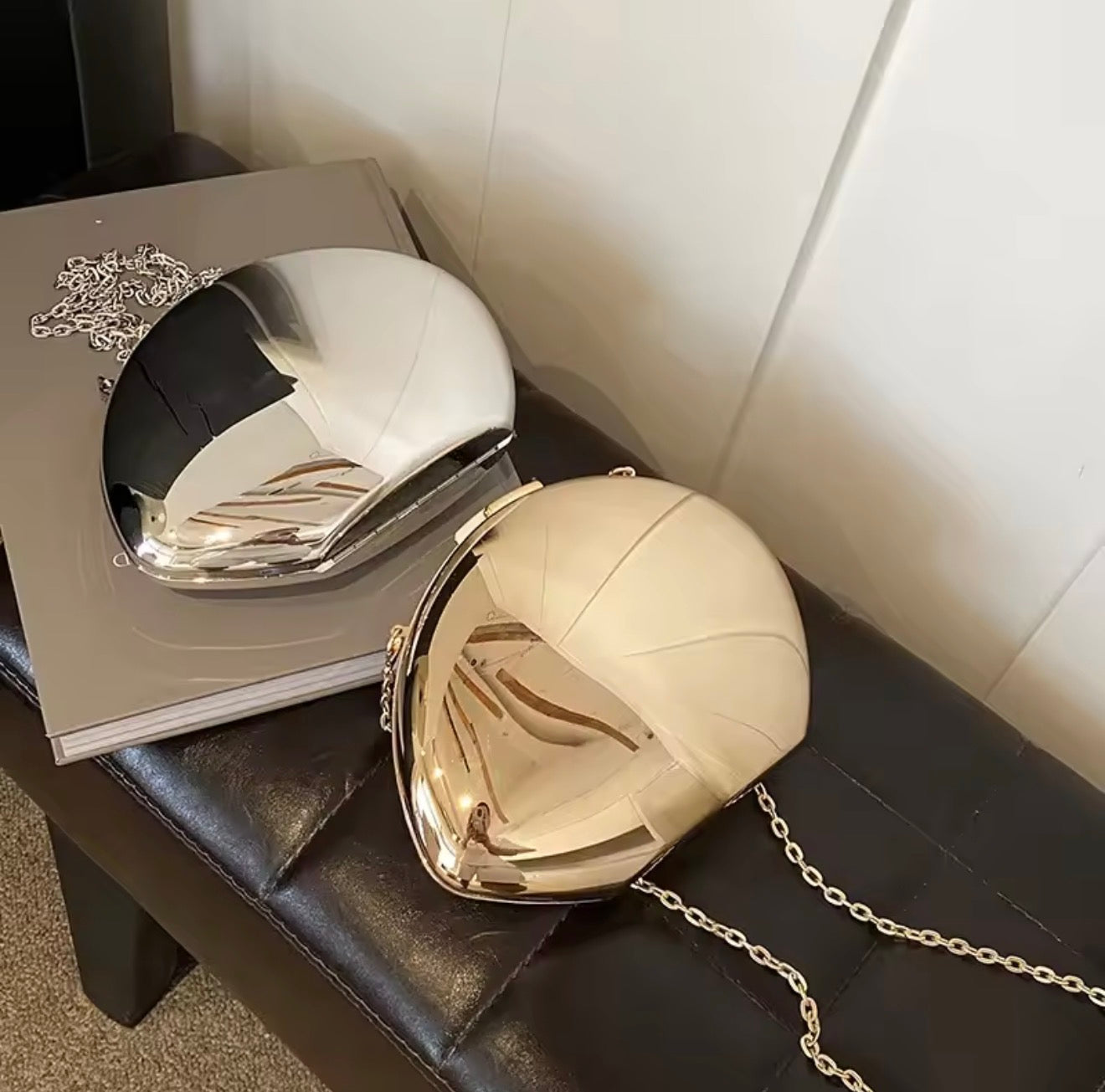 Bolsa de festa Clutch Metálica - Tifany