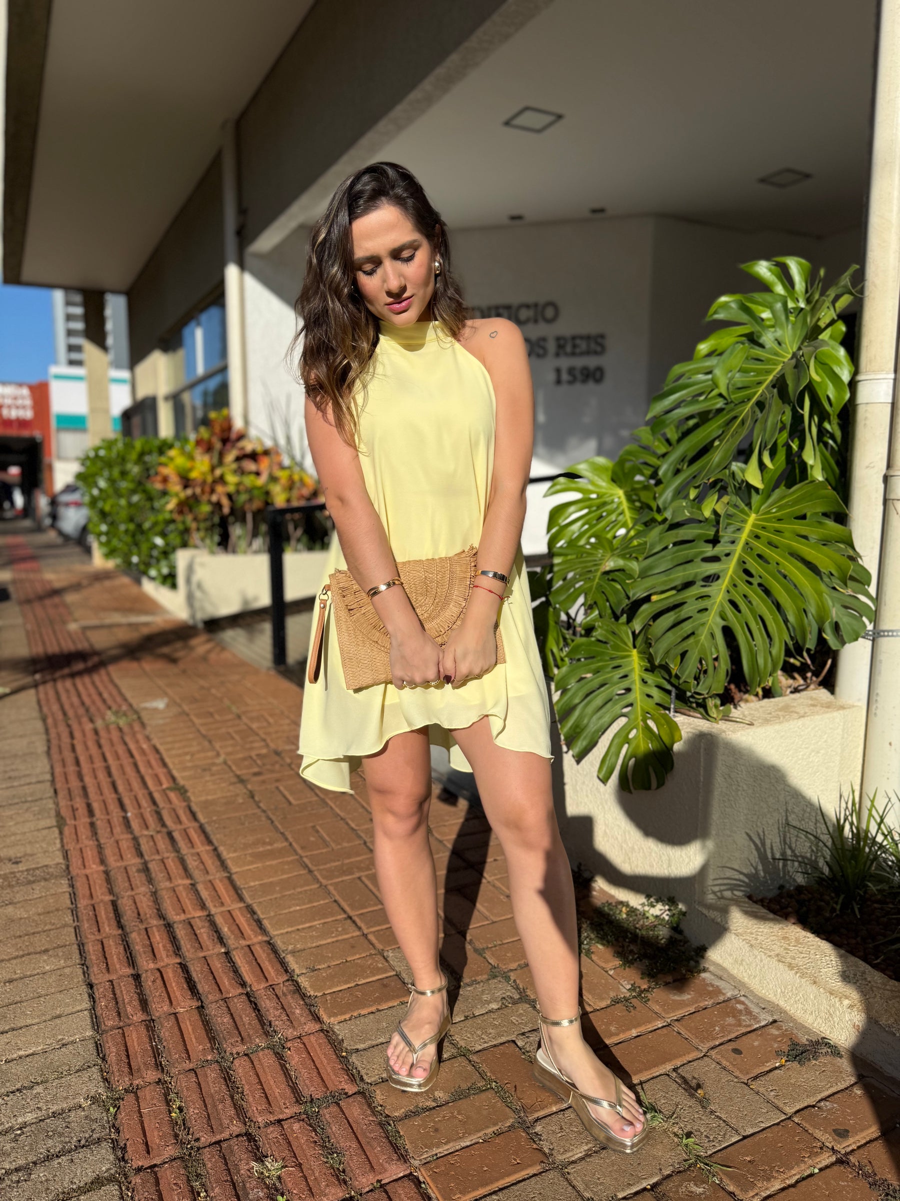 Vestido Curto Solto Verão- Areli