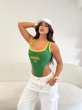 Blusa Body Cavado Brasil