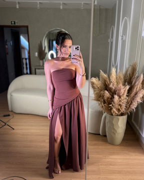 Vestido Longo Choker para Festa Tifany - Ocasiões Especiais