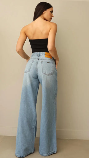 Calça Wide Leg Relaxed Clara - Consciência
