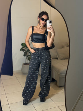 Calça Jeans Taxas Grafitte