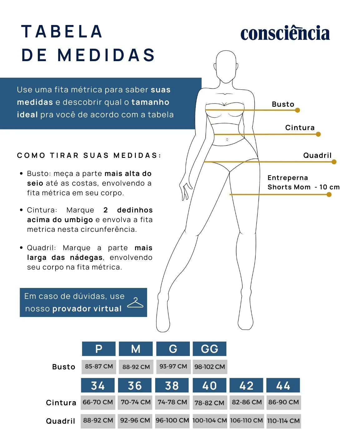 Shorts com Regulador - Consciência