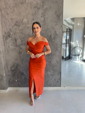 Vestido de Festa Midi Social Aymira