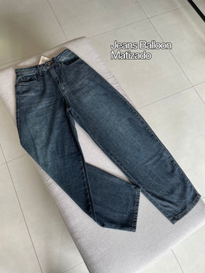 Calça Jeans Balloon Matizado - Consciência