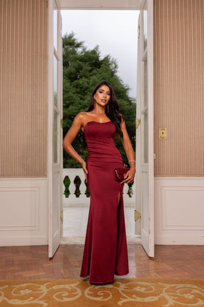 Vestido Longo Corset Oliva Thálita