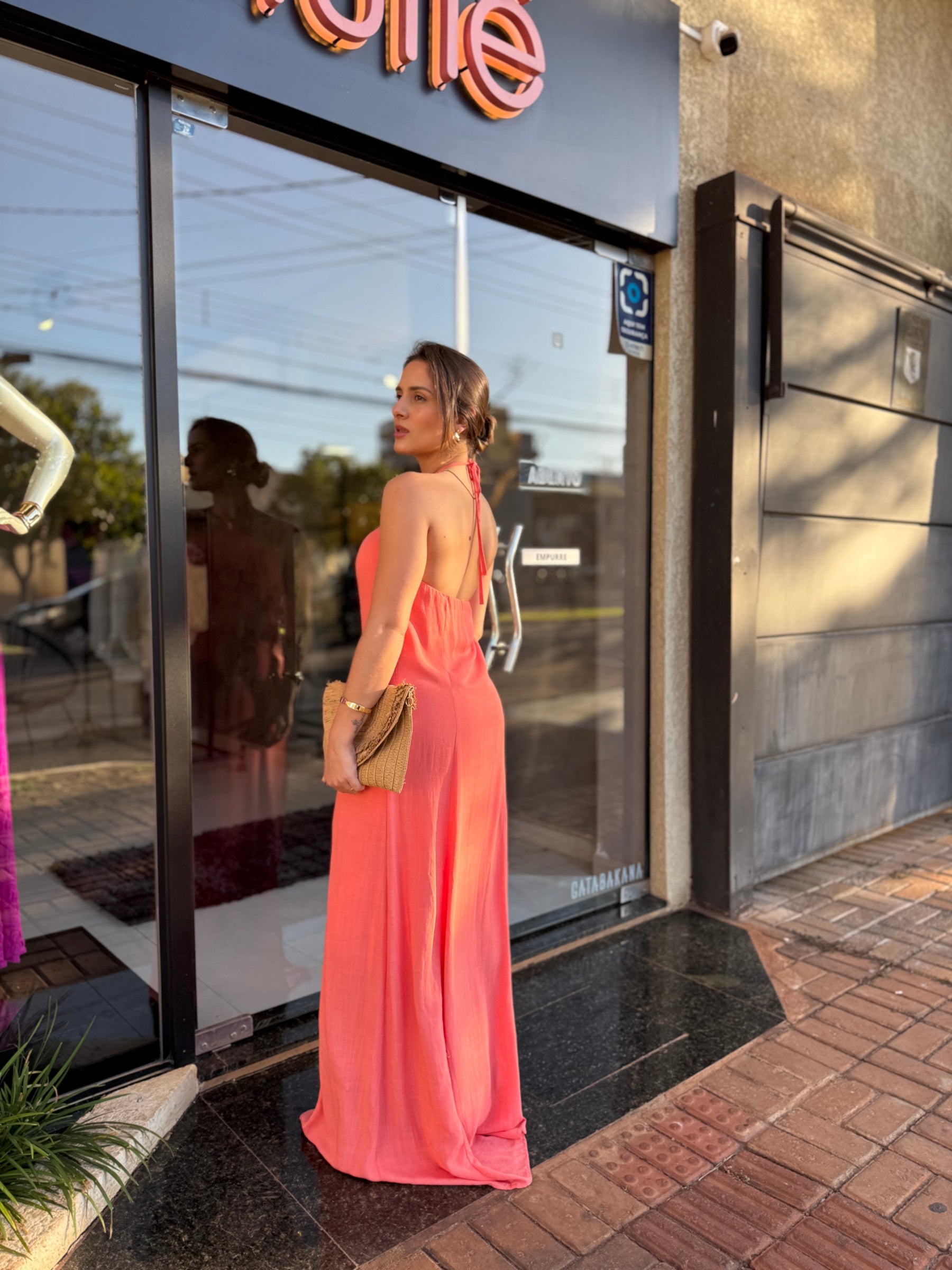 Vestido Longo fresco para Ocasiões