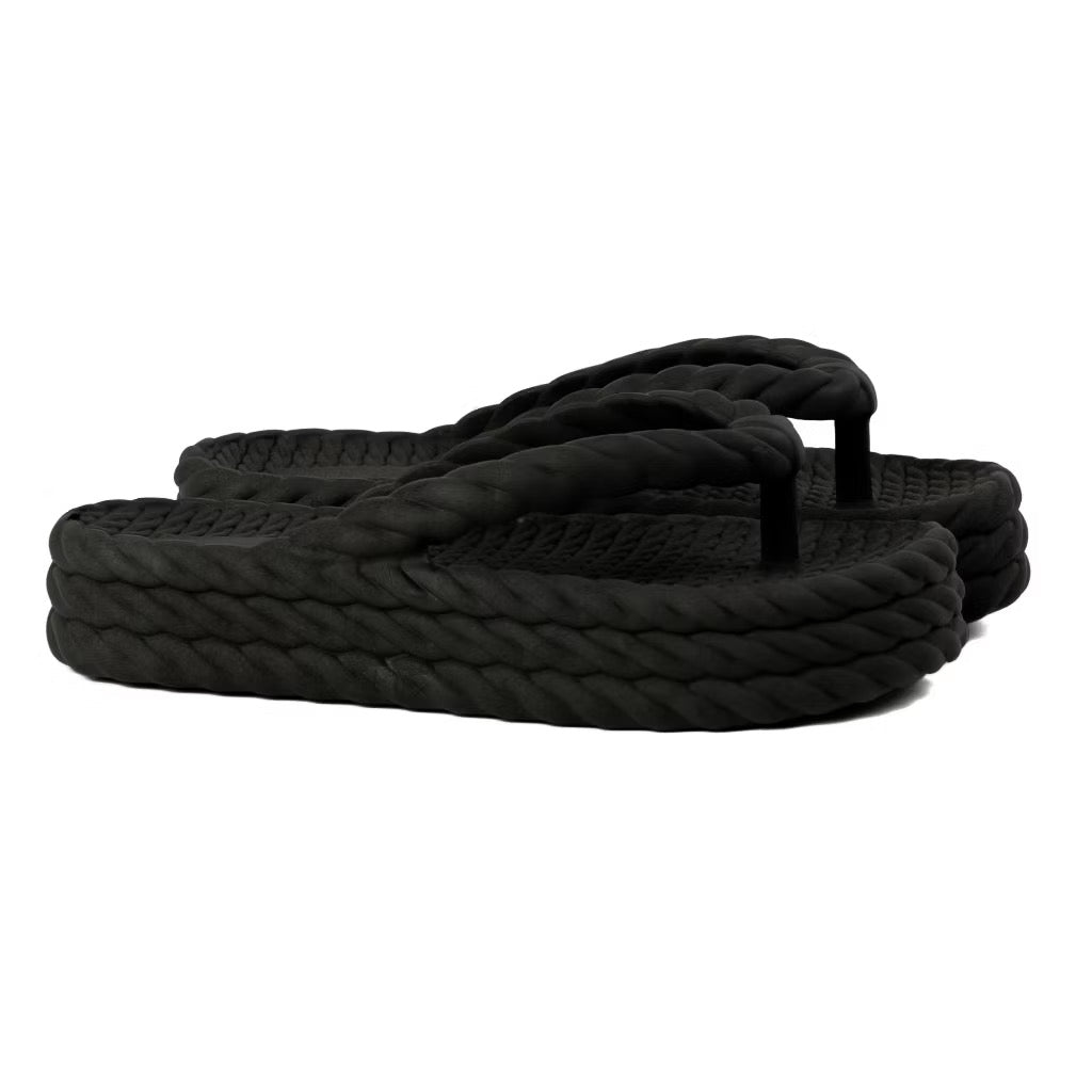Chinelo Feminino Tranças Plataforma