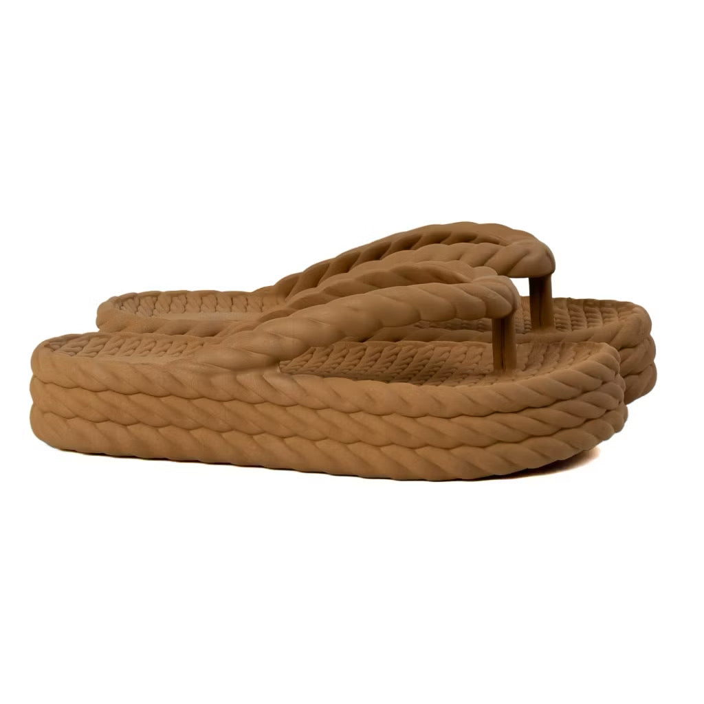 Chinelo Feminino Tranças Plataforma