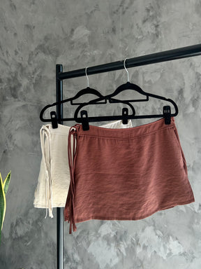 Short Saia Sarjado Sofia