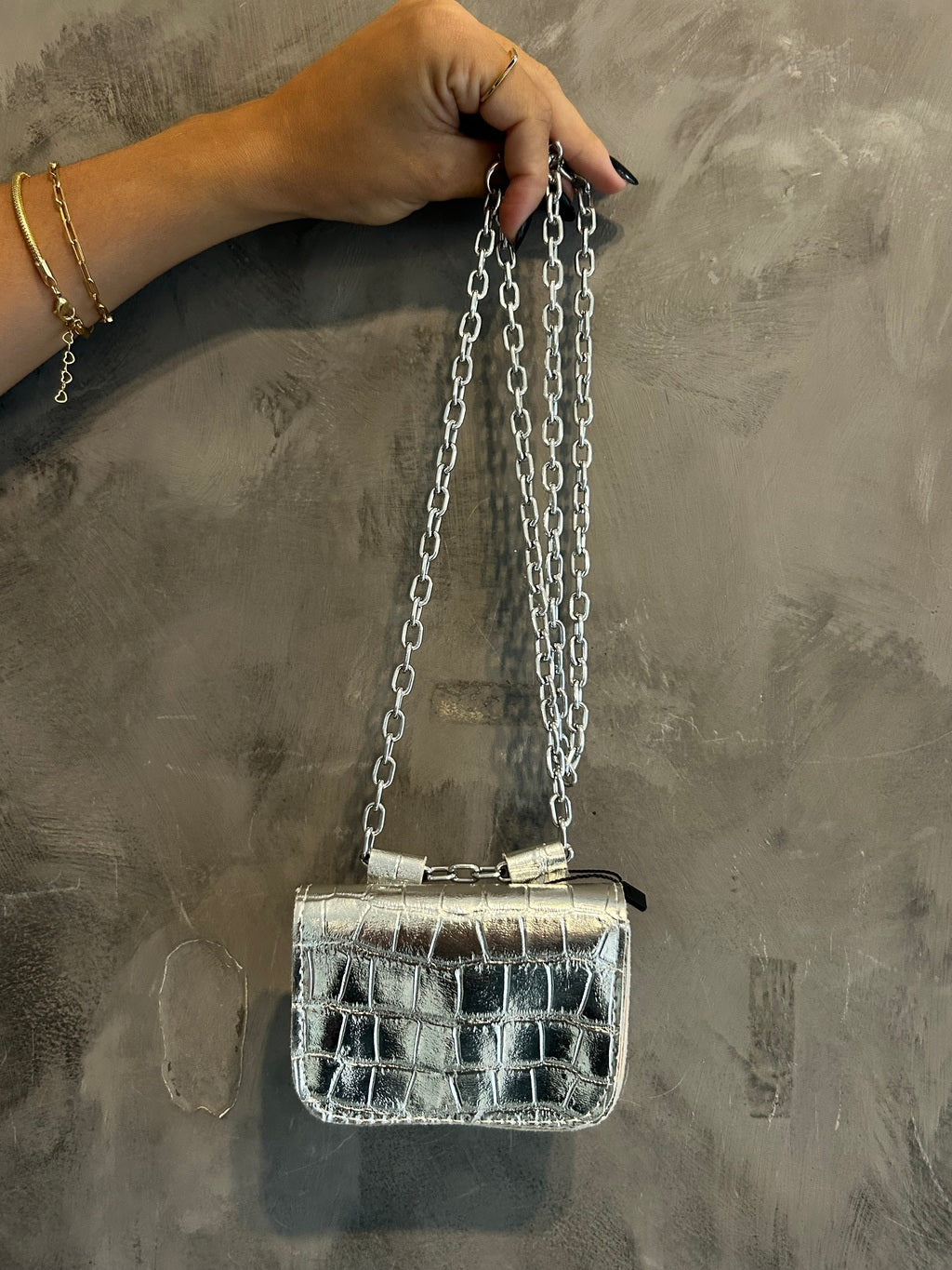 Mini bolsa croco Beatriz