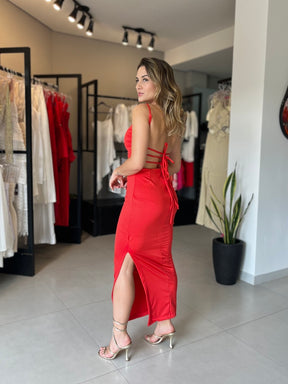 Vestido Feminino Midi de Festa - Jady