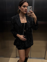 Blazer Feminino Oversized com Brilho – Diamond