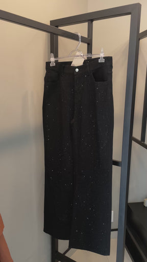 Calça Jeans Diamond Preta