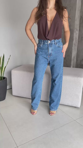 Calça Jeans Reta Straight - Consciência